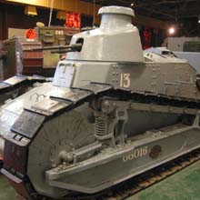 Tiny French Renault tank