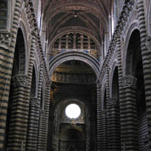 Siena: Interior of the Duomo