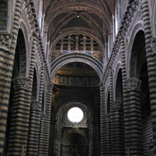 Siena: Interior of the Duomo
