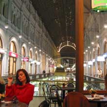 Someone very russian looking in GUM