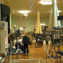 Space models at the polytechnical museum, moscow