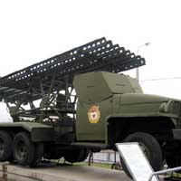 katyusha missile truck
